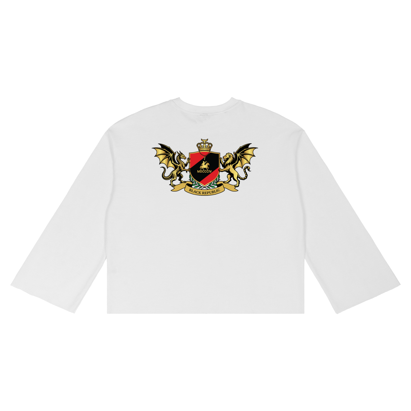 Waffle Raw Edge Tee
