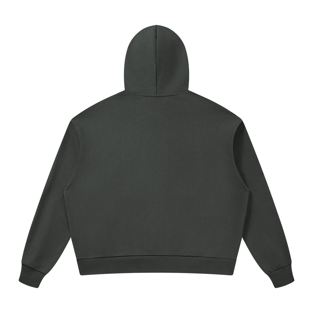 Drop Shoulder Full Zip Hoodie
