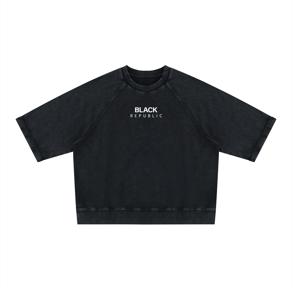 Vintage Short Sleeve Sweatshirt
