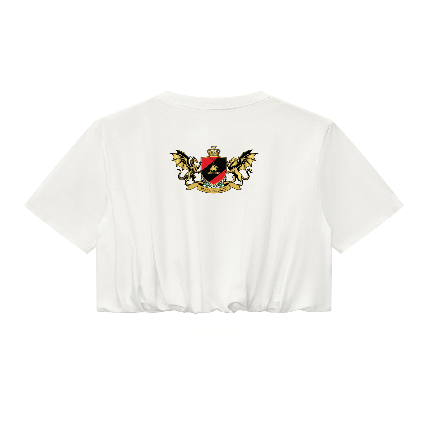 Women’s Crop Bubble Hem Tee