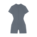 1804 Women's Quarter-Zip Short Sleeve Romper