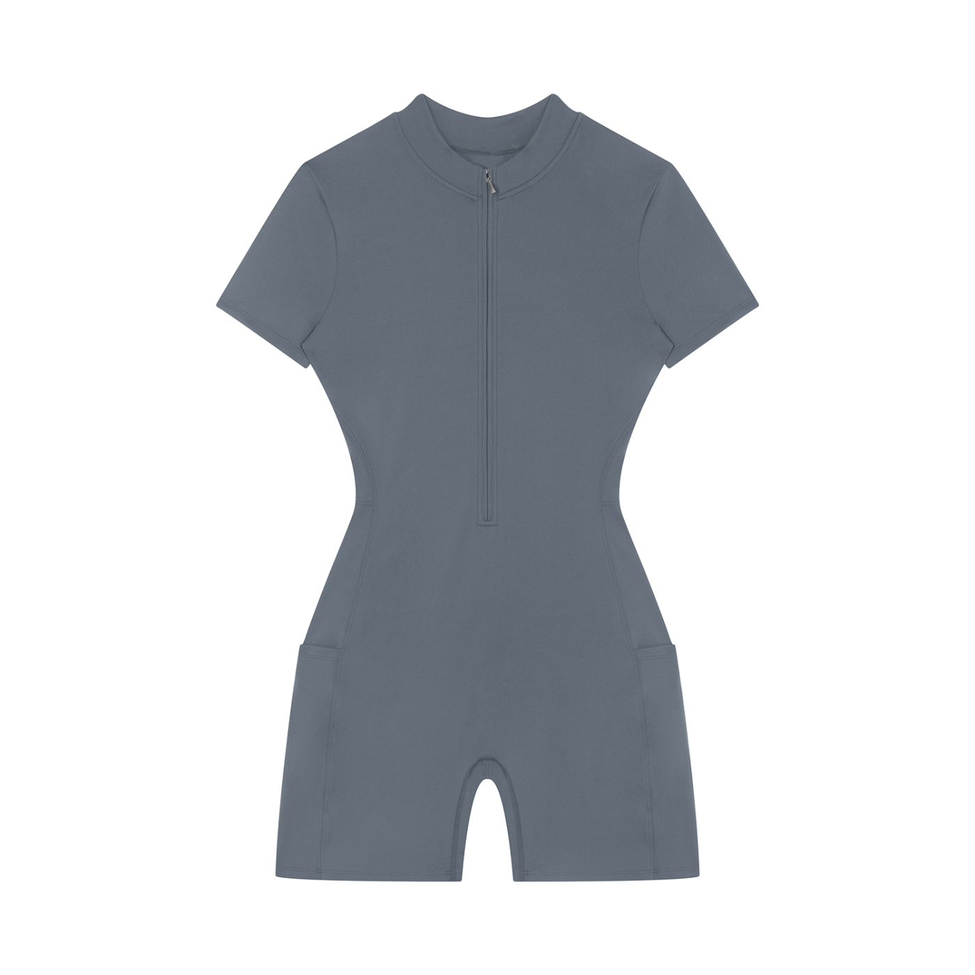 1804 Women's Quarter-Zip Short Sleeve Romper