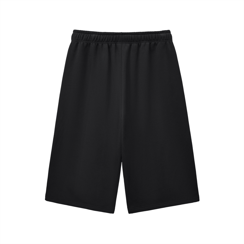 Drawstring Three-quarter Sweatpants