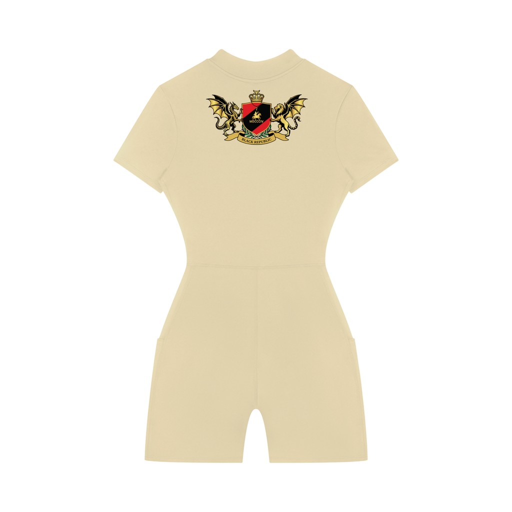 1804 Women's Quarter-Zip Short Sleeve Romper