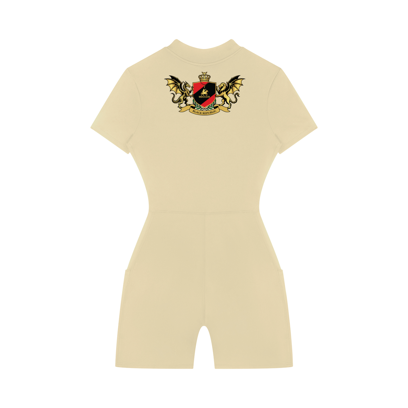 1804 Women's Quarter-Zip Short Sleeve Romper