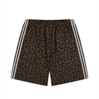 Heavyweight Leopard Drawstring Shorts
