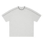 Unisex Oversized Contrast Tape Tee
