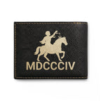 "Black Capitalist Matter" Embossed Leather Card Wallet