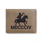 "Black Capitalist Matter" Embossed Leather Card Wallet