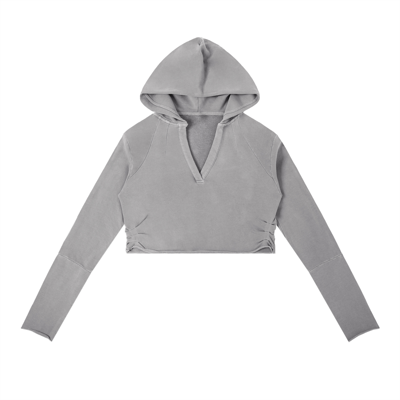 1804 Vintage Washed Raw Edge Hoodie