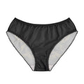 Black Republic Crest Women's Briefs — Gold Heraldic Shield Lingerie