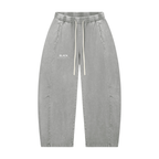 Mineral Wash Barrel Leg Pants