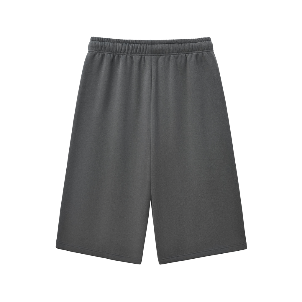 Drawstring Three-quarter Sweatpants