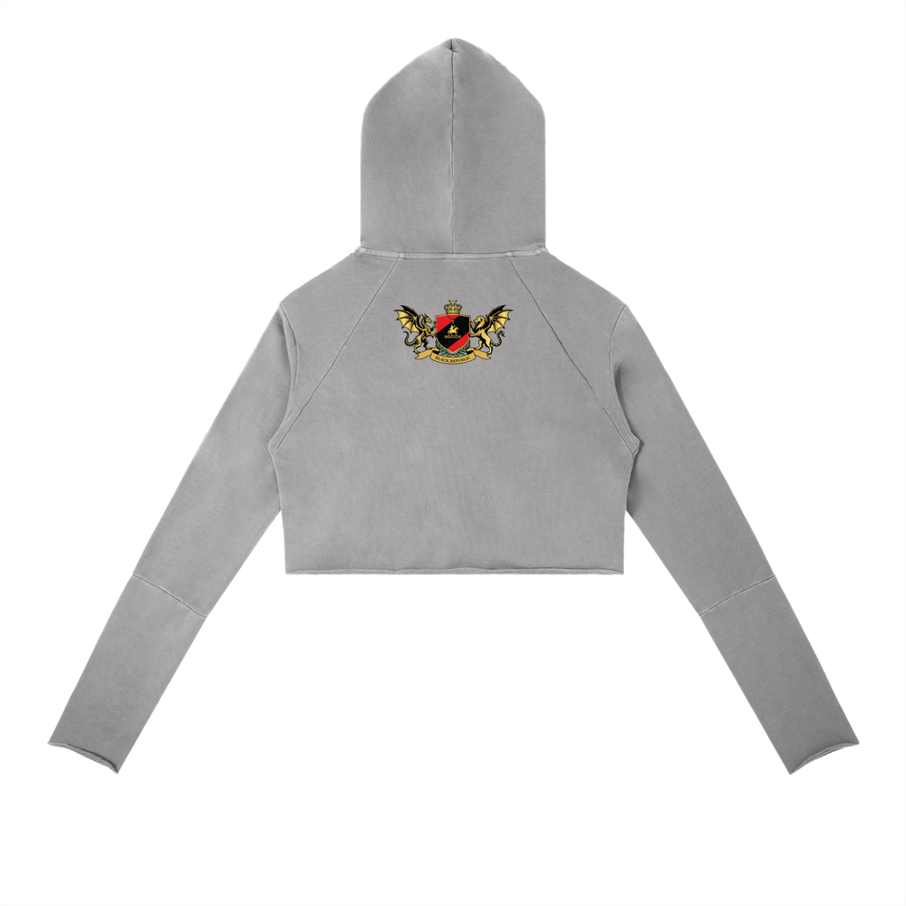 1804 Vintage Washed Raw Edge Hoodie