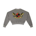 1804 Vintage Washed Cropped Sweatshirt