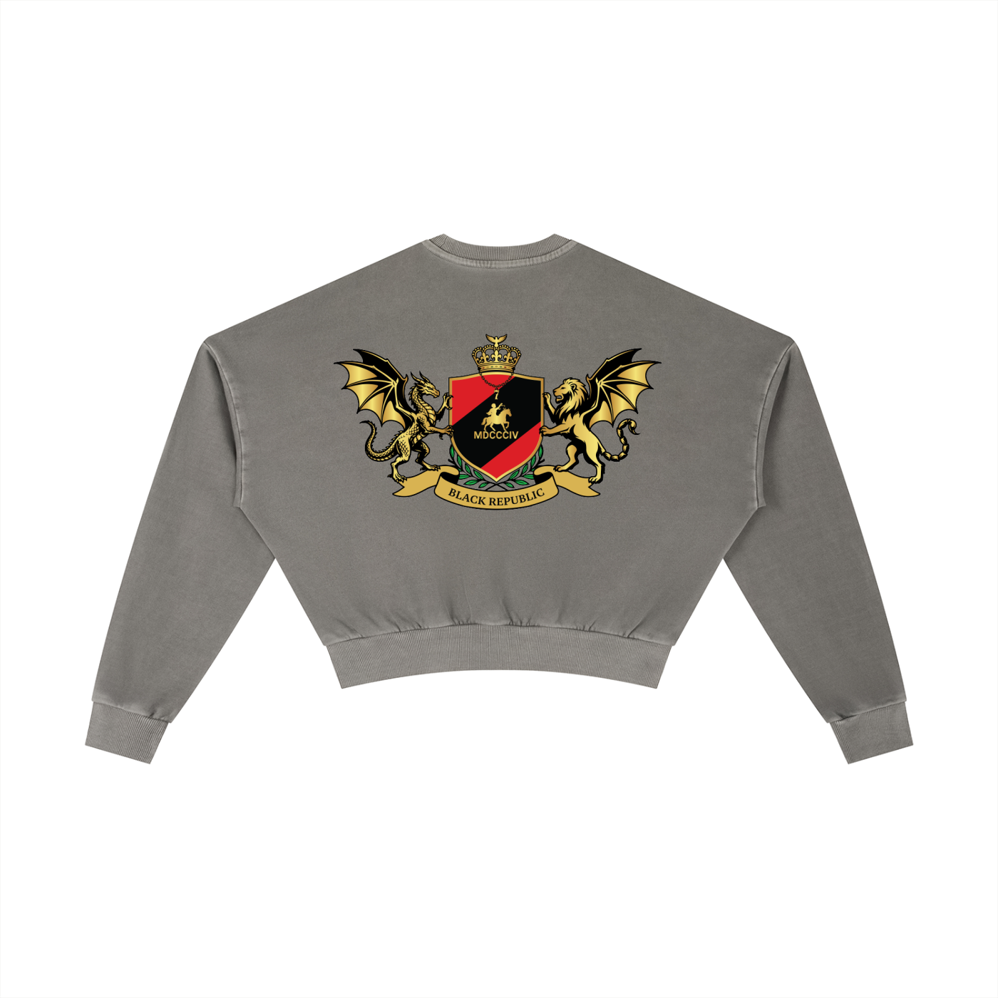1804 Vintage Washed Cropped Sweatshirt