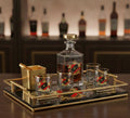 Black Republic Crystal Whiskey Set