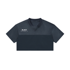 Women’s Cropped Paneled V-Neck Jersey