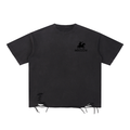 1804 Snow Washed Raw-Hem Tee
