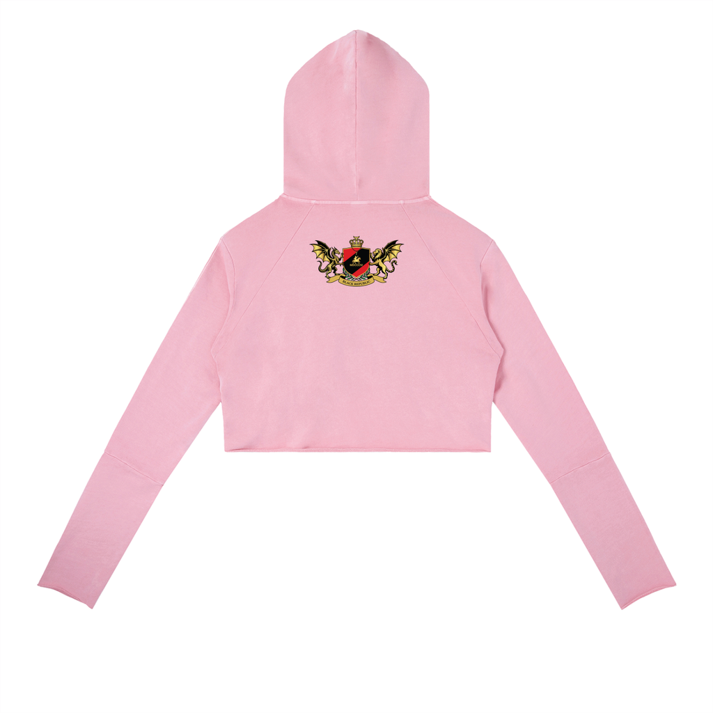1804 Vintage Washed Raw Edge Hoodie