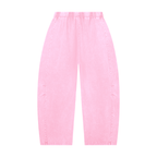 Mineral Wash Barrel Leg Pants