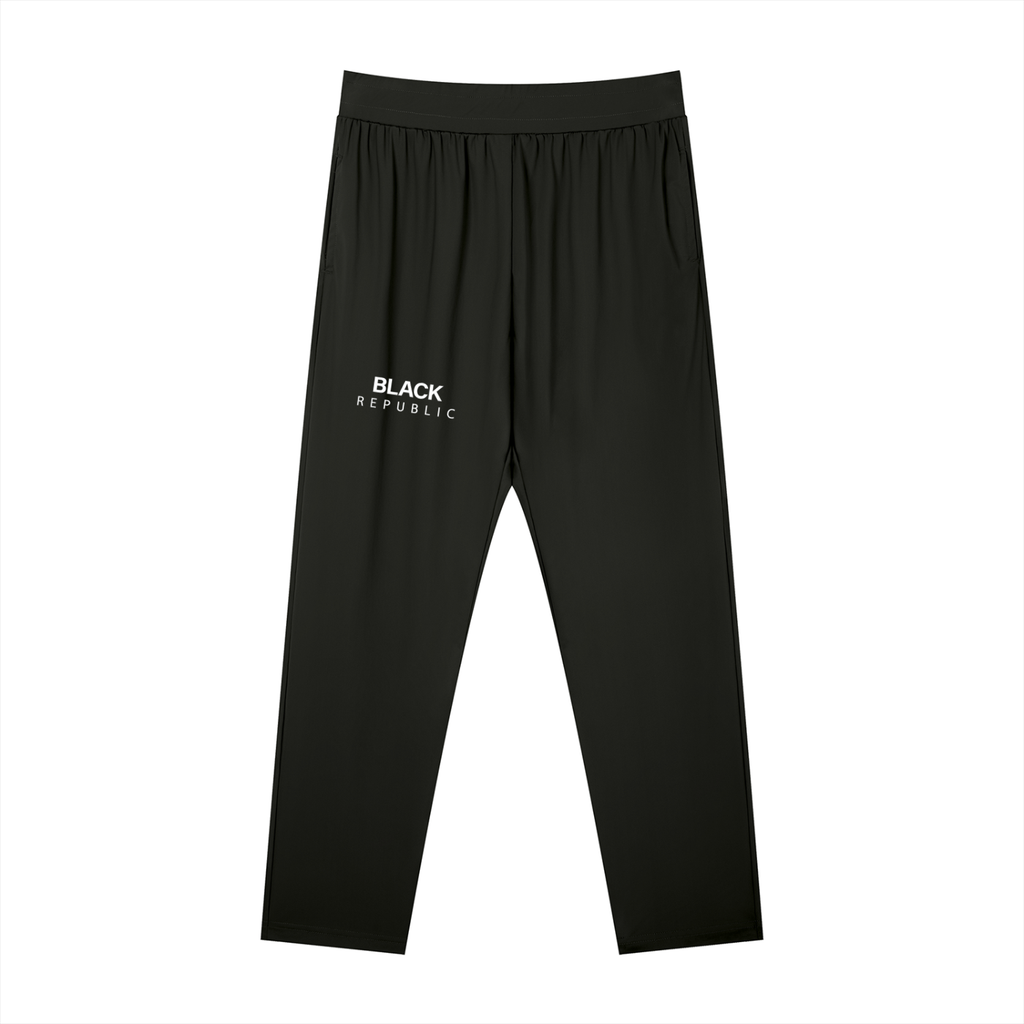 Men's Straight Leg Elastic Waist Pants