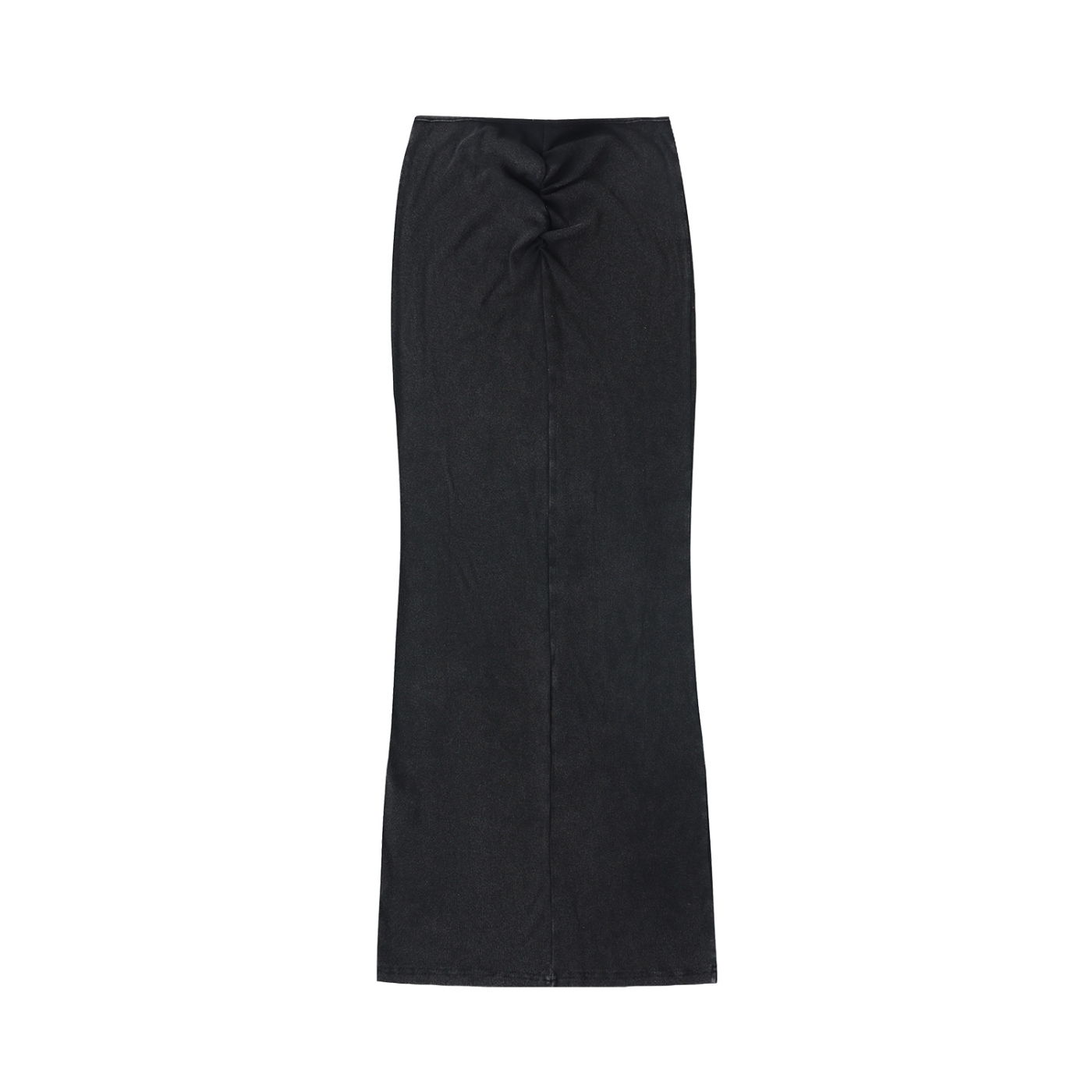 1804 Dyed Washed Drawstring Maxi Skirt