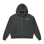 Drop Shoulder Full Zip Hoodie