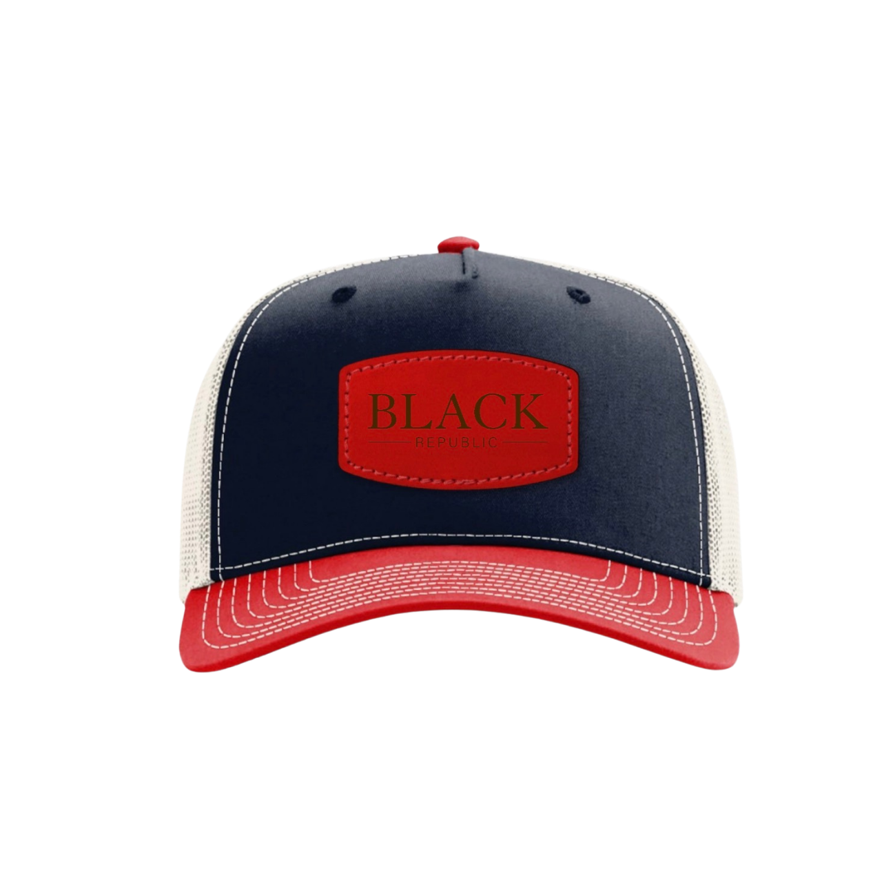 Black Republic Trucker Hats