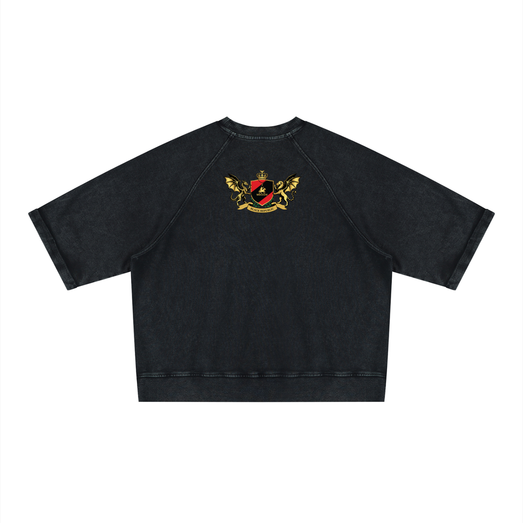 Vintage Short Sleeve Sweatshirt