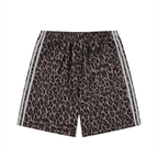Heavyweight Leopard Drawstring Shorts