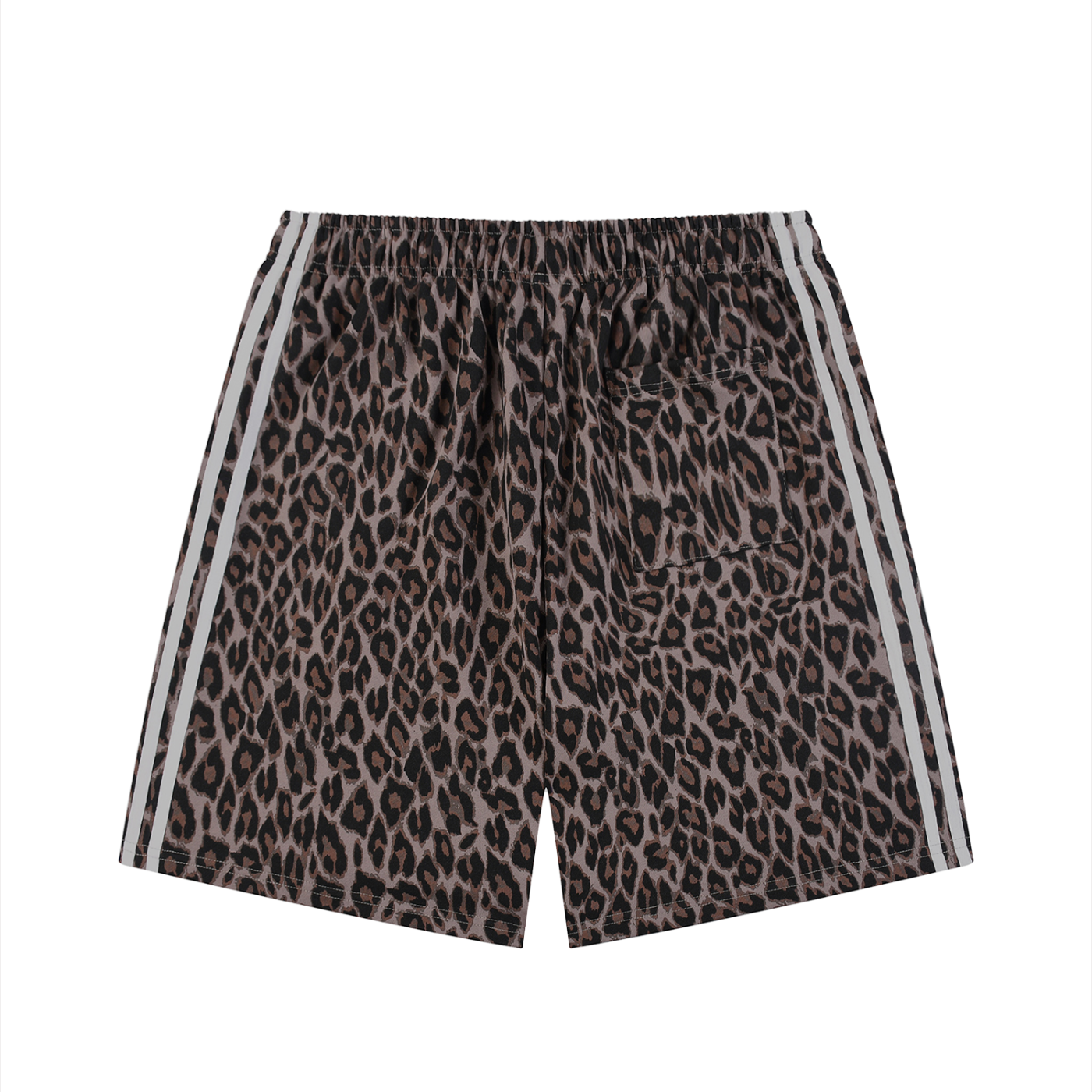 Heavyweight Leopard Drawstring Shorts