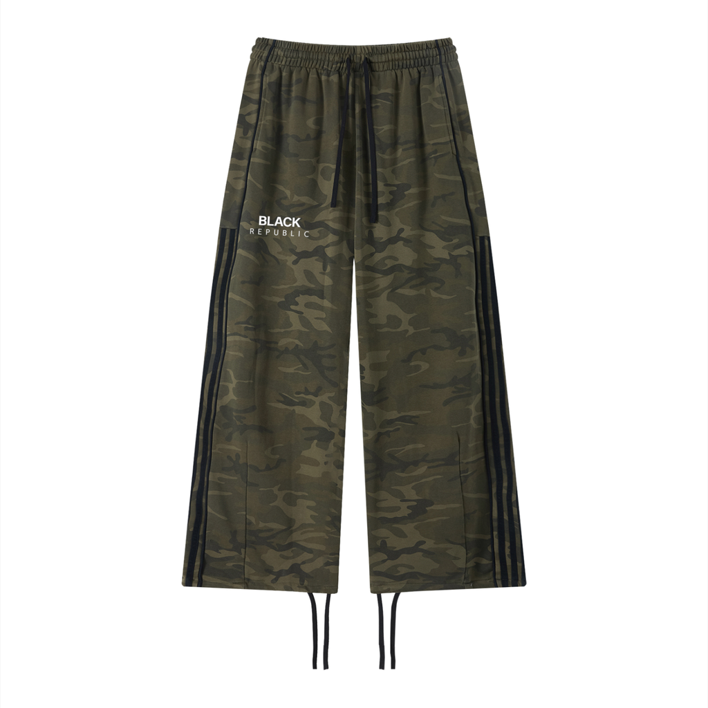 Camo Wide Leg Sweatpants