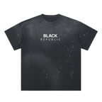 Hand-Frayed Sunfade Paint Splatter Tee