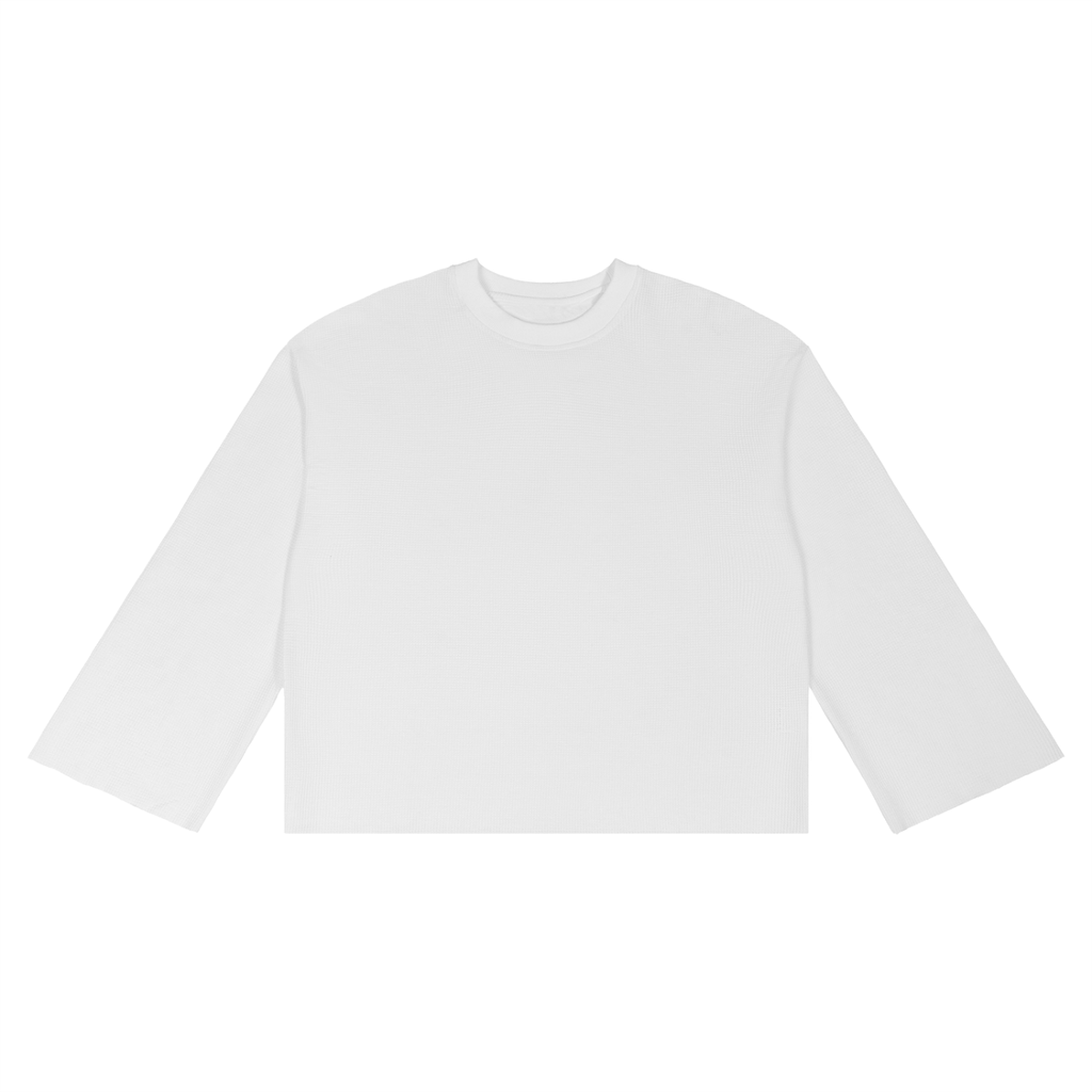 Waffle Raw Edge Tee