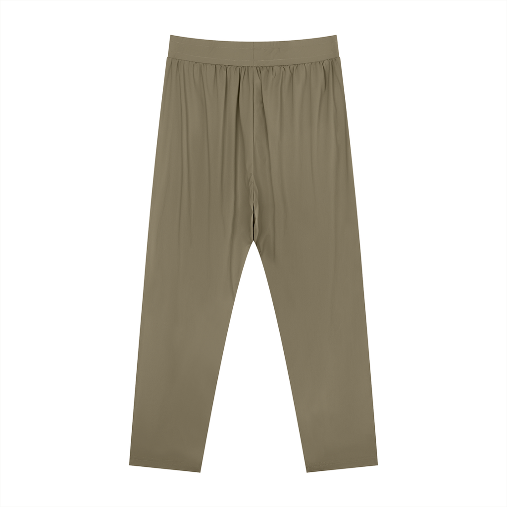 Men's Straight Leg Elastic Waist Pants