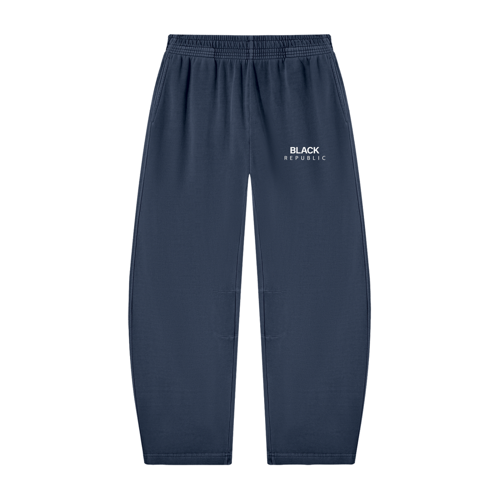 Vintage Washed Barrel Leg Sweatpants