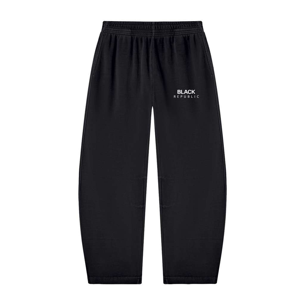 Vintage Washed Barrel Leg Sweatpants