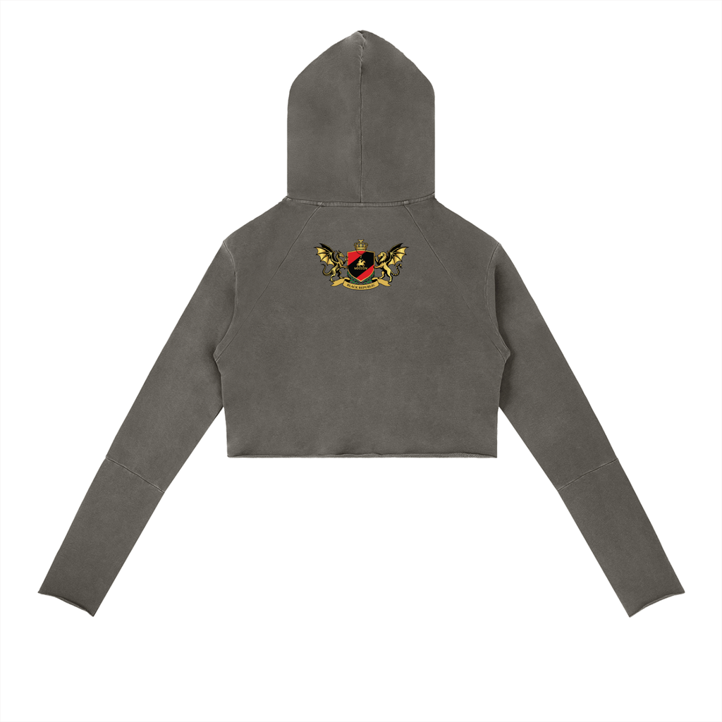 1804 Vintage Washed Raw Edge Hoodie