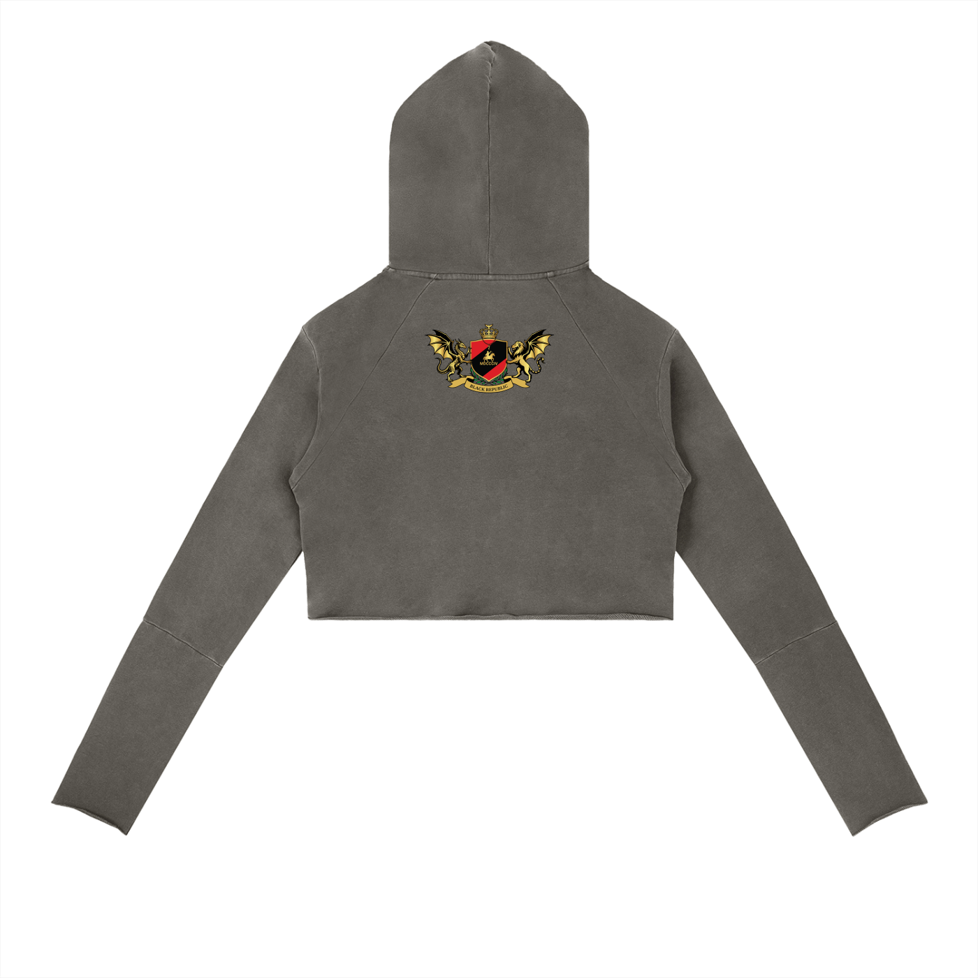 1804 Vintage Washed Raw Edge Hoodie