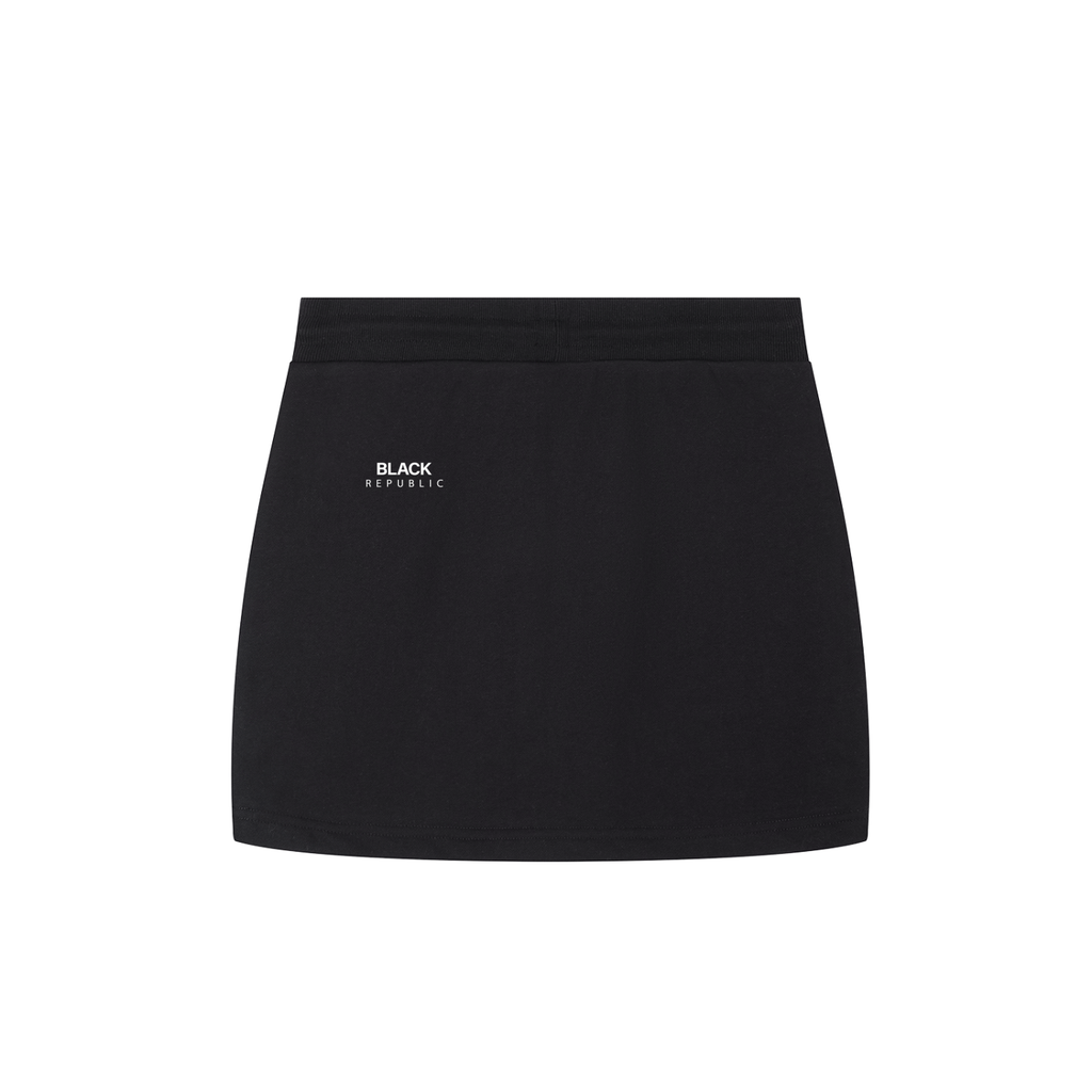 BLACK REPUBLIC Drawstring Skirt