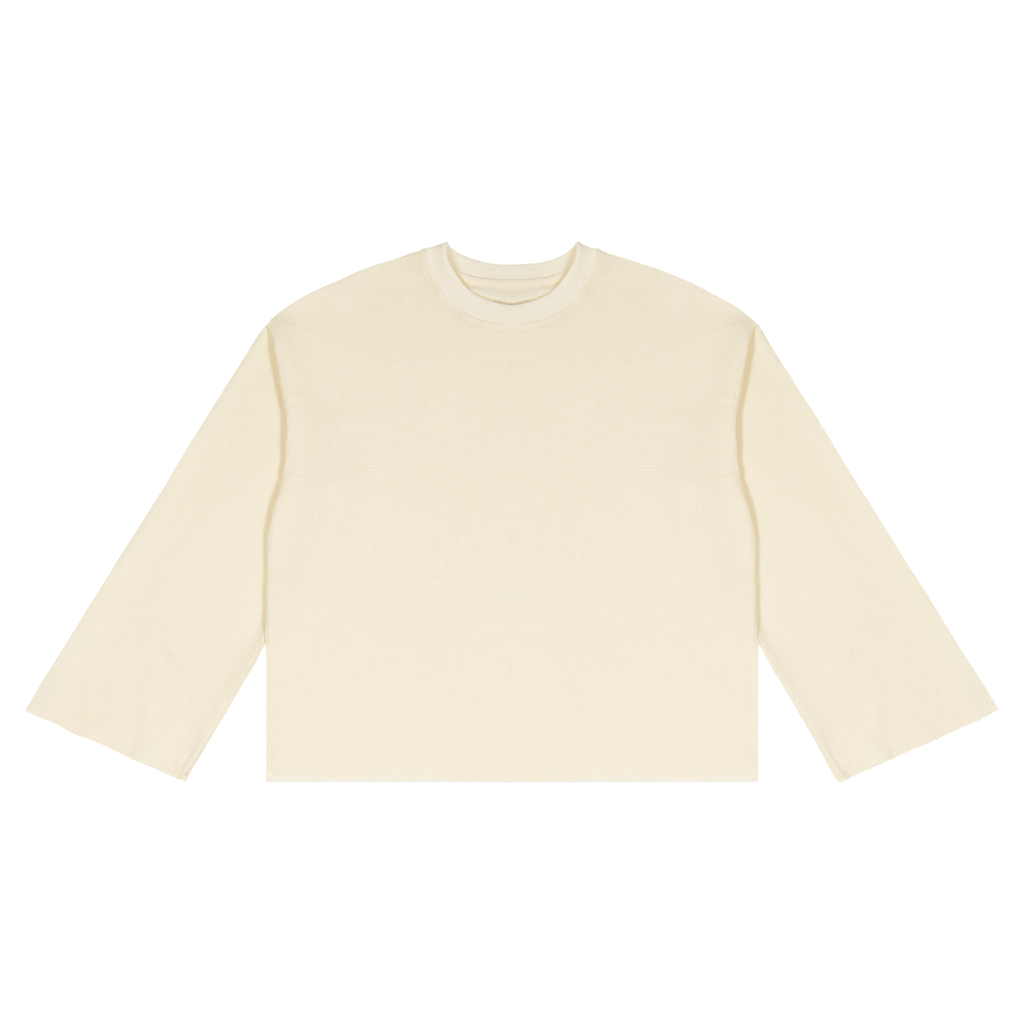 Waffle Raw Edge Tee