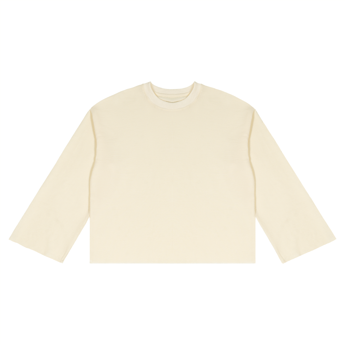 Waffle Raw Edge Tee