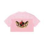 Women’s Cropped Paneled V-Neck Jersey