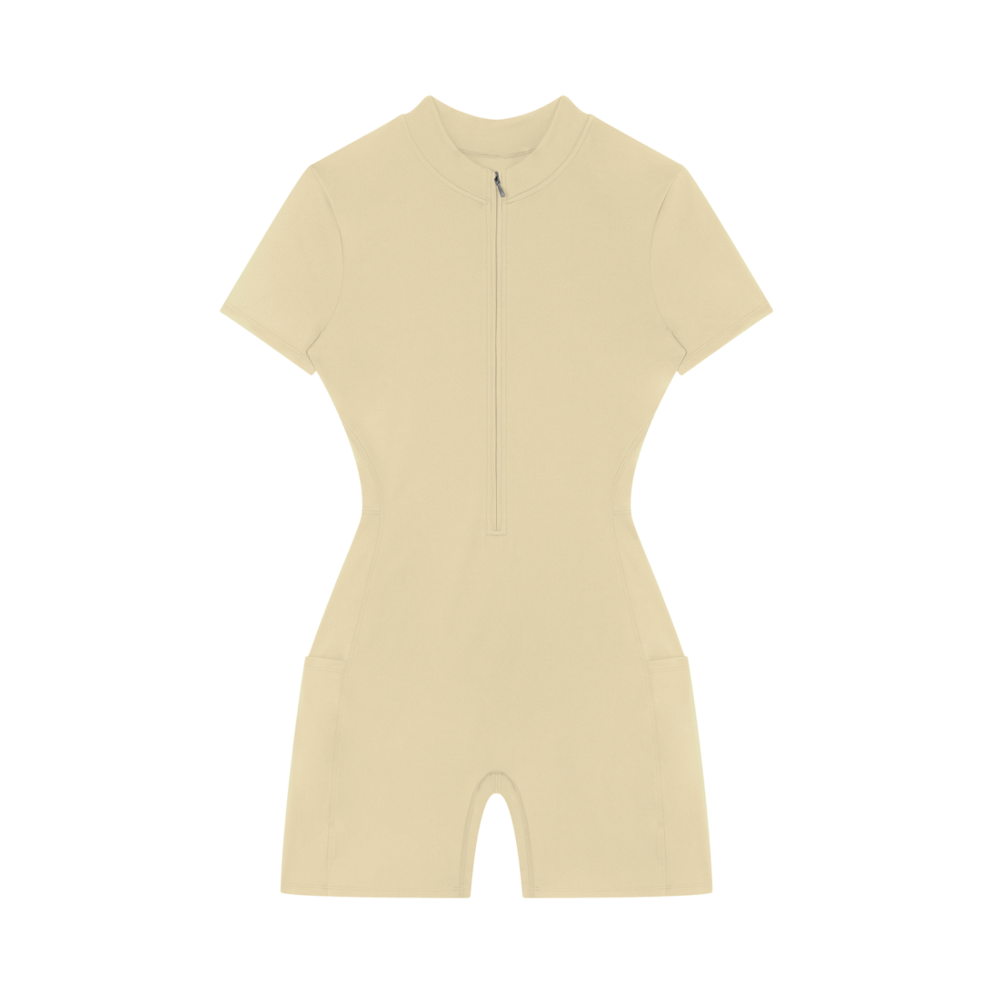1804 Women's Quarter-Zip Short Sleeve Romper