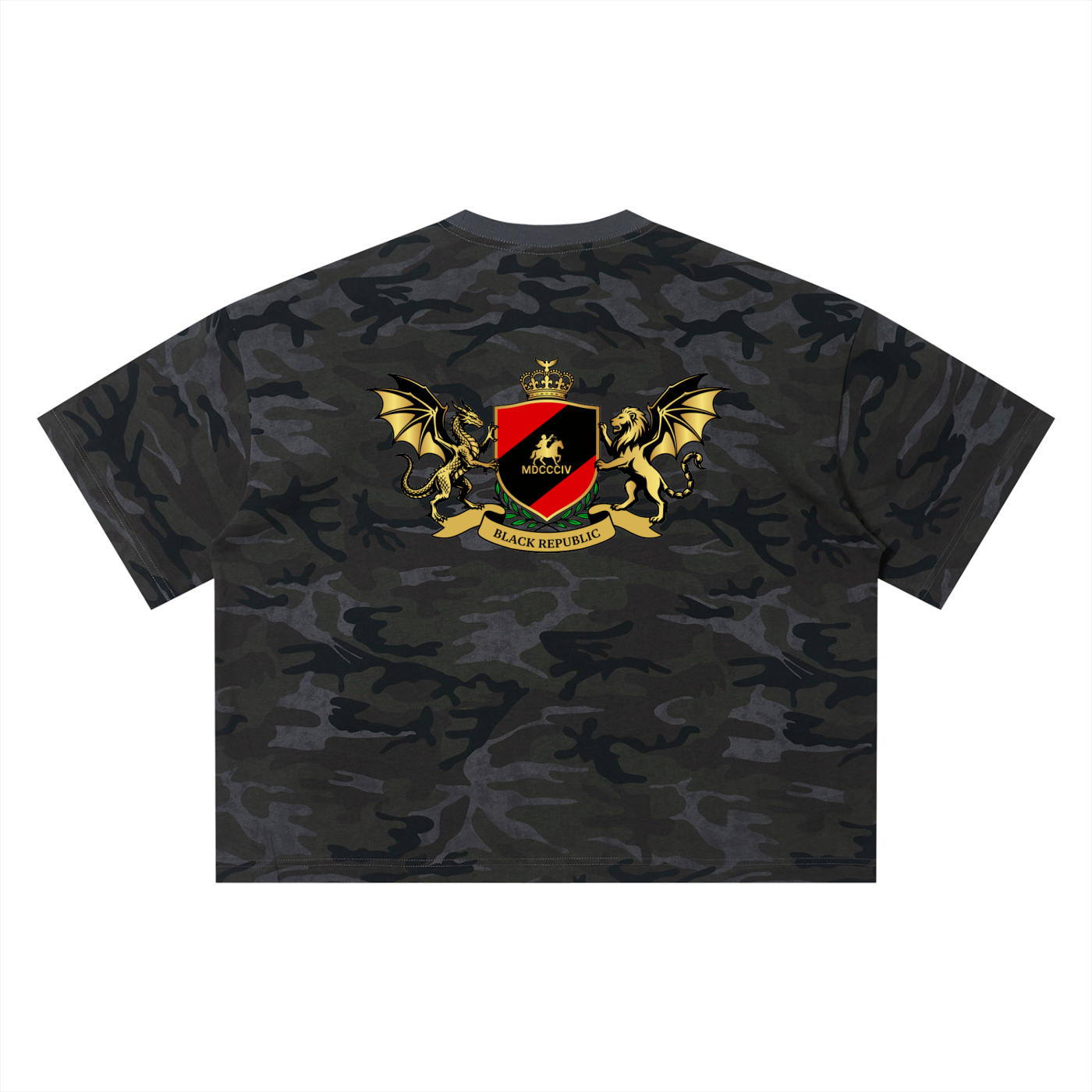 Camo Boxy Tee