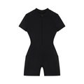 1804 Women's Quarter-Zip Short Sleeve Romper