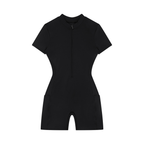 1804 Women's Quarter-Zip Short Sleeve Romper