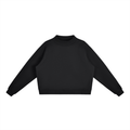 1804  Fleece Mock-Neck Crew Sweatshirt
