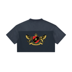 Women’s Cropped Paneled V-Neck Jersey